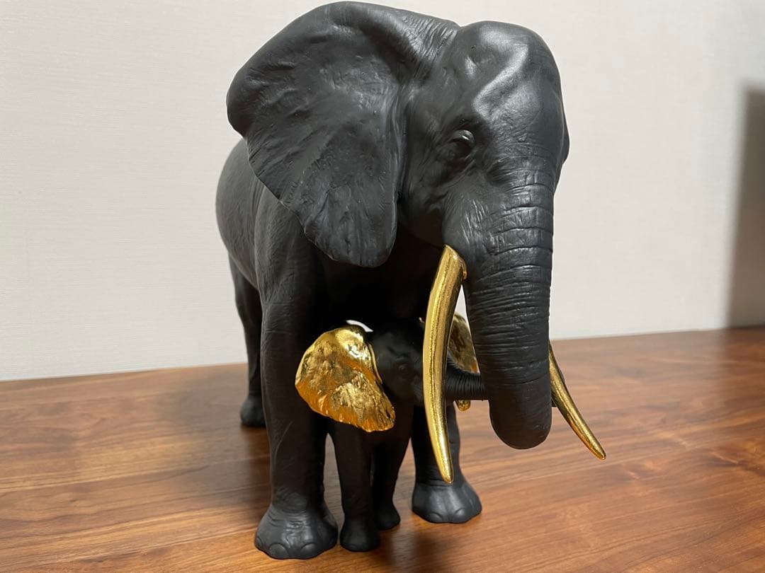 リヤドロ LLADRÓ エレファント（Bold Black） - メルカリ