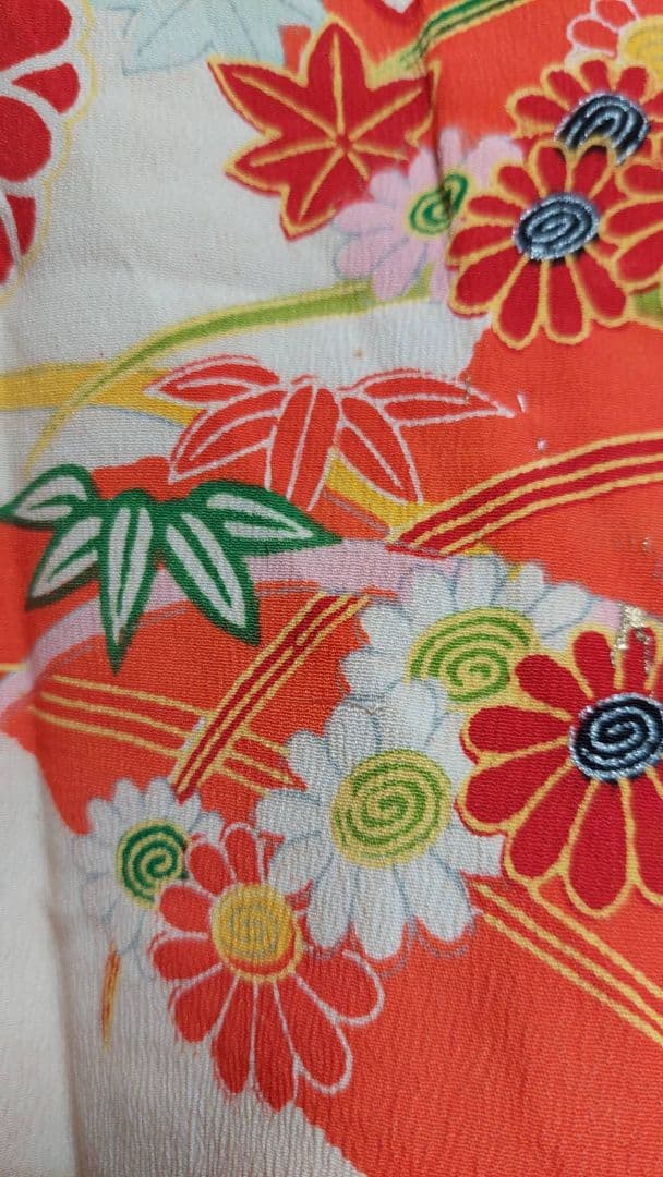 NA341アンティーク子供着物正絹七五三着丈66センチ裄丈39センチ