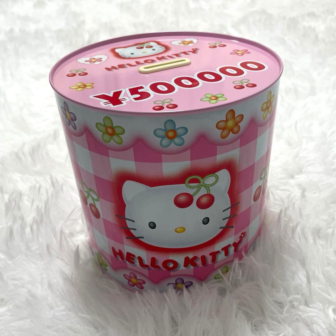 平成レトロ 当時物 キティちゃん カオハナキティ さくらんぼ 貯金箱