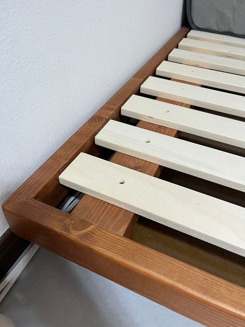 【横浜】ベッドフレーム&マットレス　すのこ　シングル