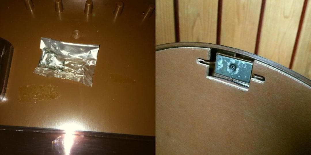 ヴィンテージ未使用*非売品*サントリー オールド*樽型ミラー ケース*鏡