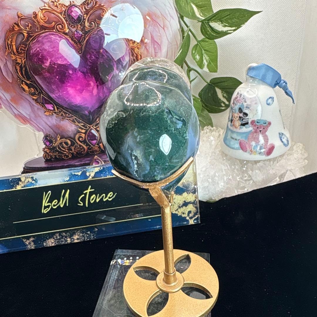 桃ハート♡モスアゲート♡No.2566