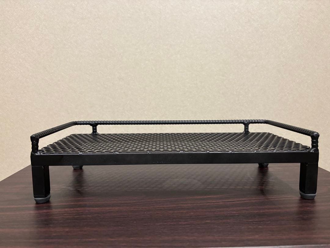 【2台】アイアン家具・植物棚落下防止・艶消し黒単品購入可・アガベ・塊根・多肉植物