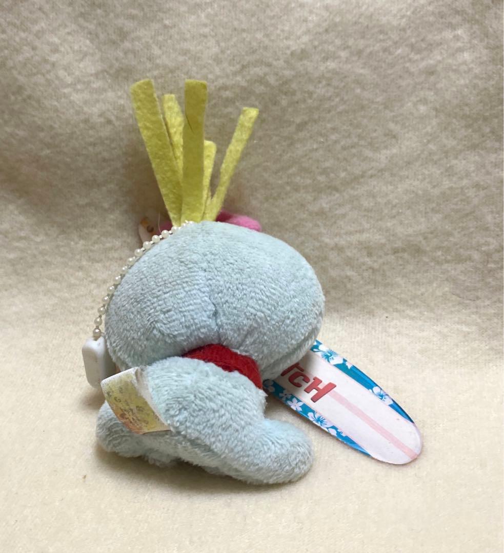 平成レトロ リロ&スティッチ スクランプ ぬいぐるみキーホルダー