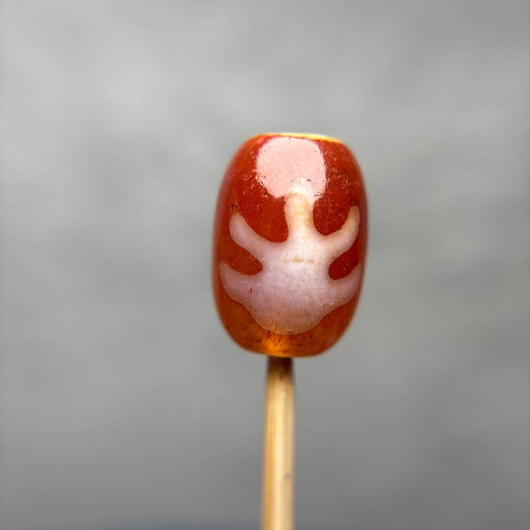 あずきちゃん瑪瑙　九紫離火天珠　1-72