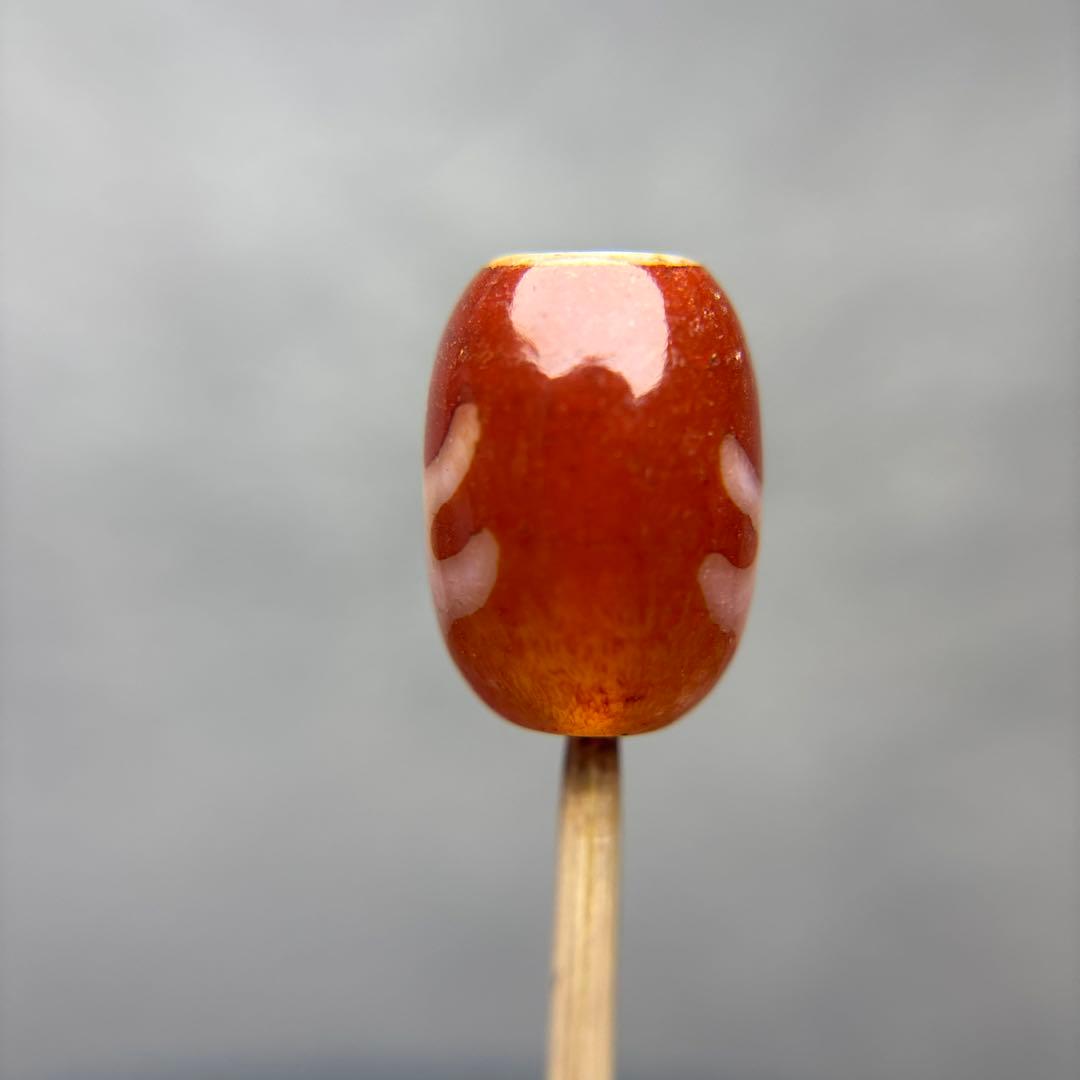 あずきちゃん瑪瑙　九紫離火天珠　1-72