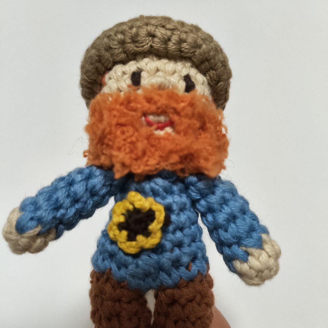 ゴッホ展 ゴッホ 編みぐるみ 東京美術館 キーホルダー - メルカリ