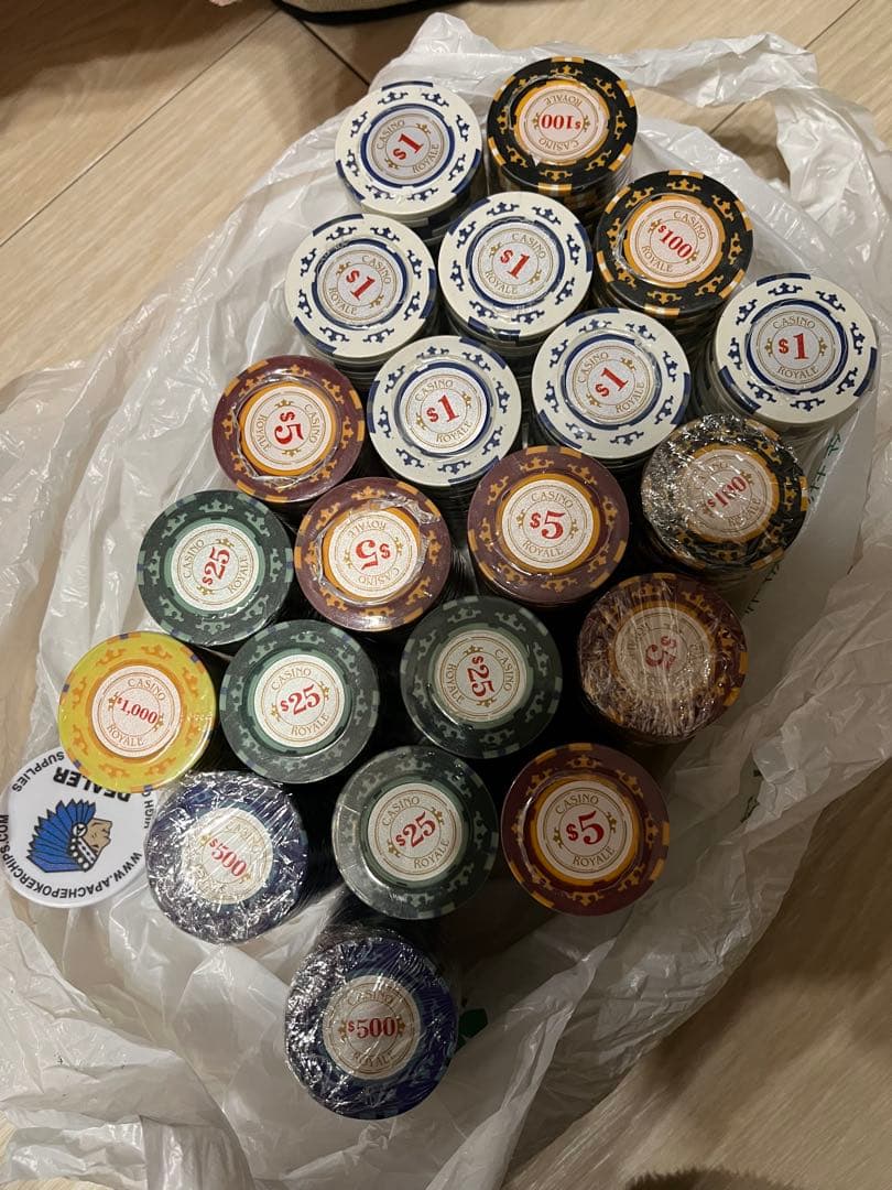 ポーカーチップ　カジノロワイヤル