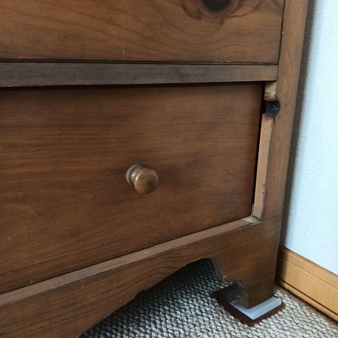 木製ブラウンドレッサー・鏡台