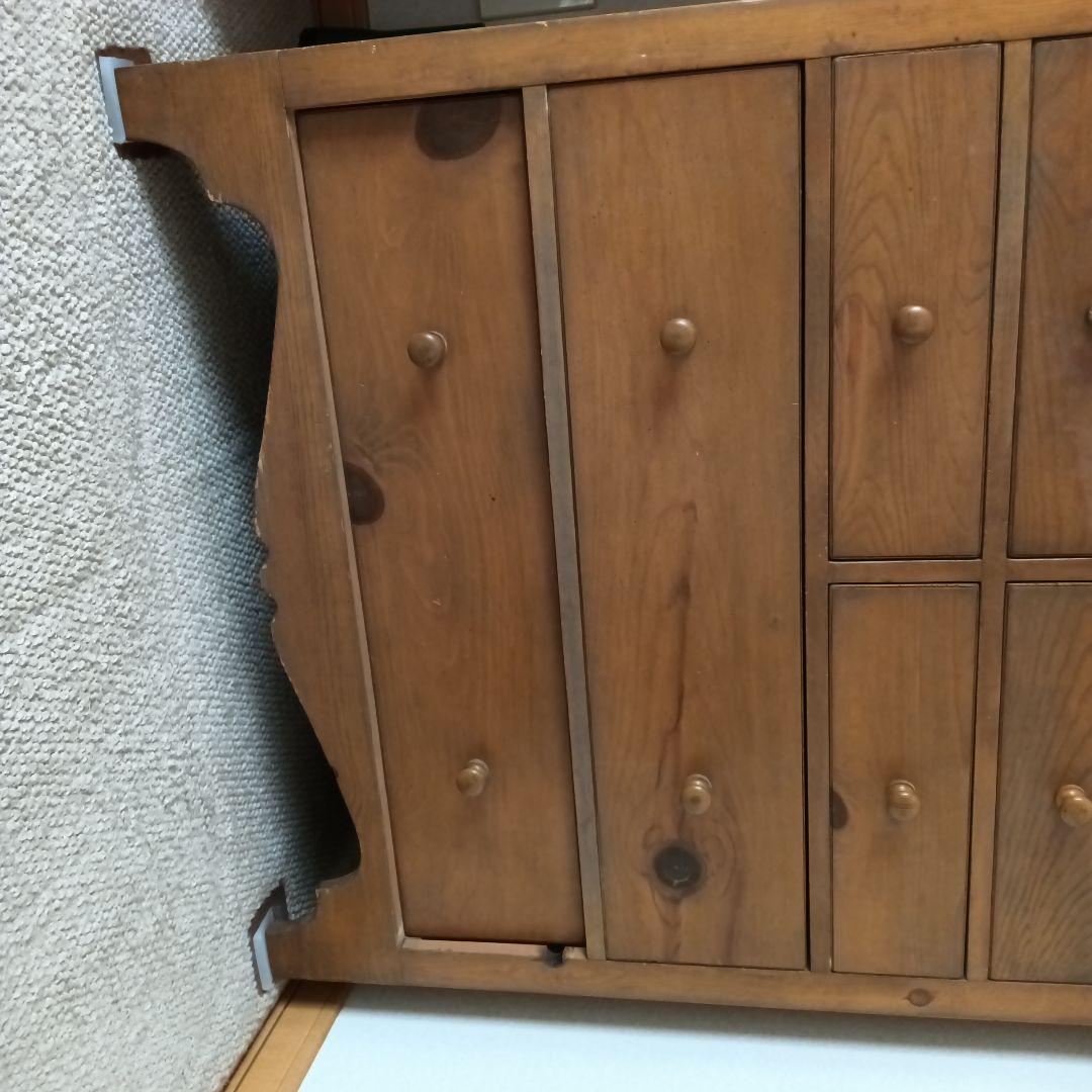 木製ブラウンドレッサー・鏡台