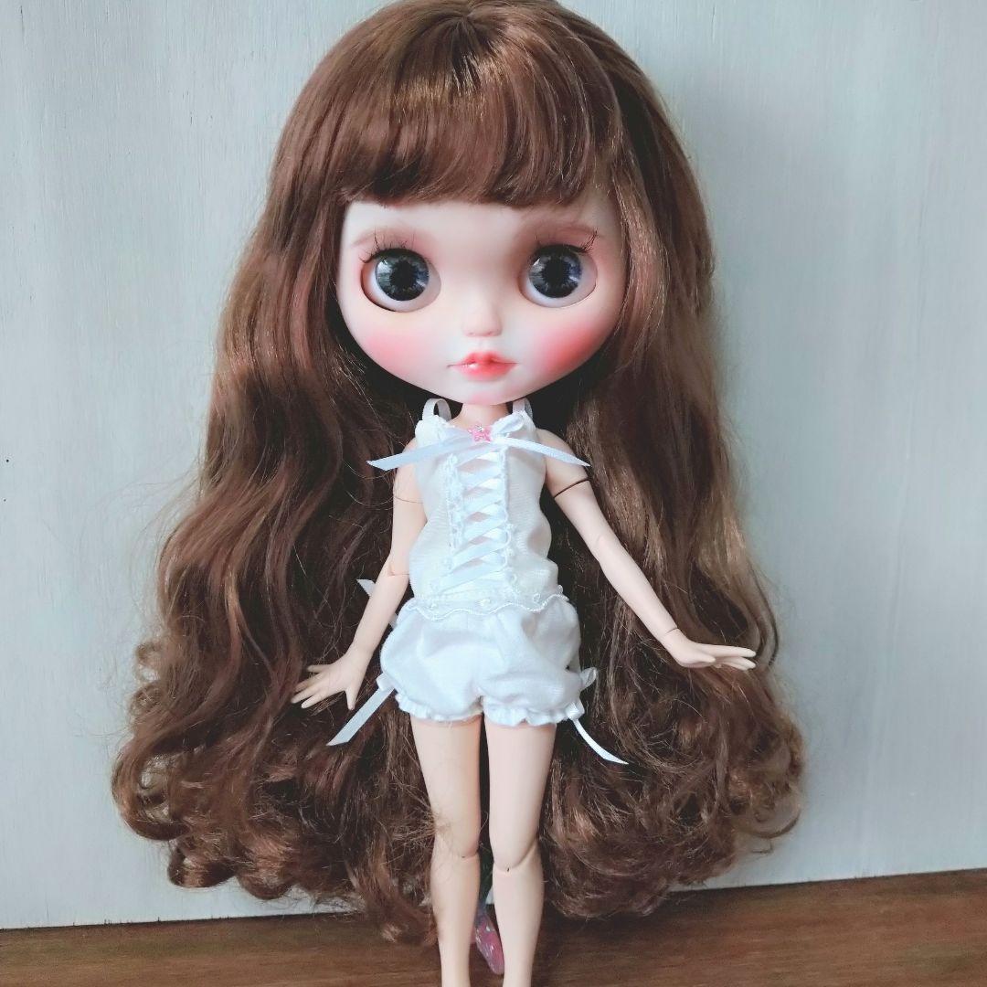 ※単品※白のふんわりかぼちゃパンツ※ブライスアウトフィット※1/6ドール服