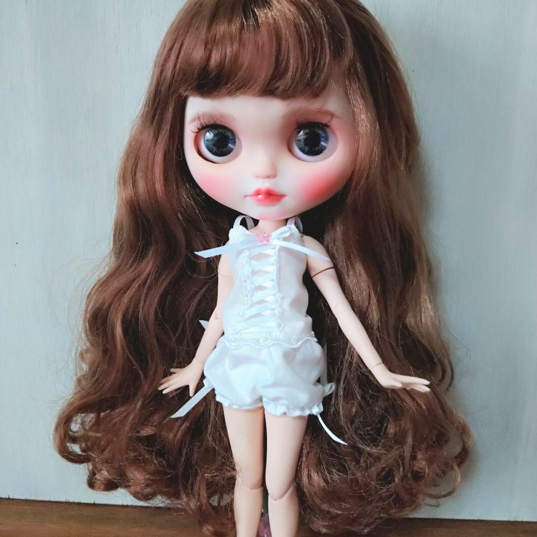 ※単品※白のふんわりかぼちゃパンツ※ブライスアウトフィット※1/6ドール服