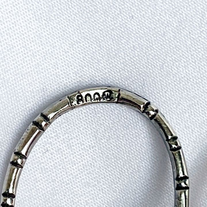 ドイツ製 ヒルデスハイムローズ  美しい薔薇のデザートトング 銀800製 美品