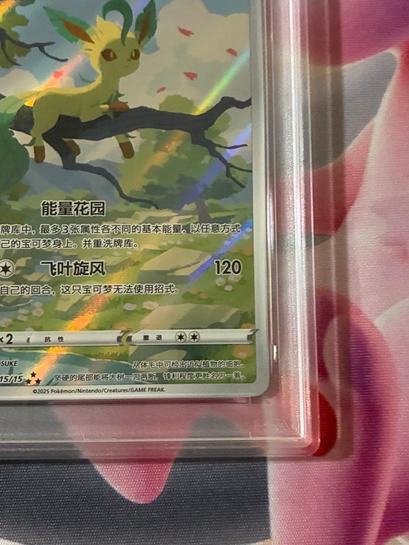 PSA9☆リーフィア AR 中国限定 中国語 宝石包