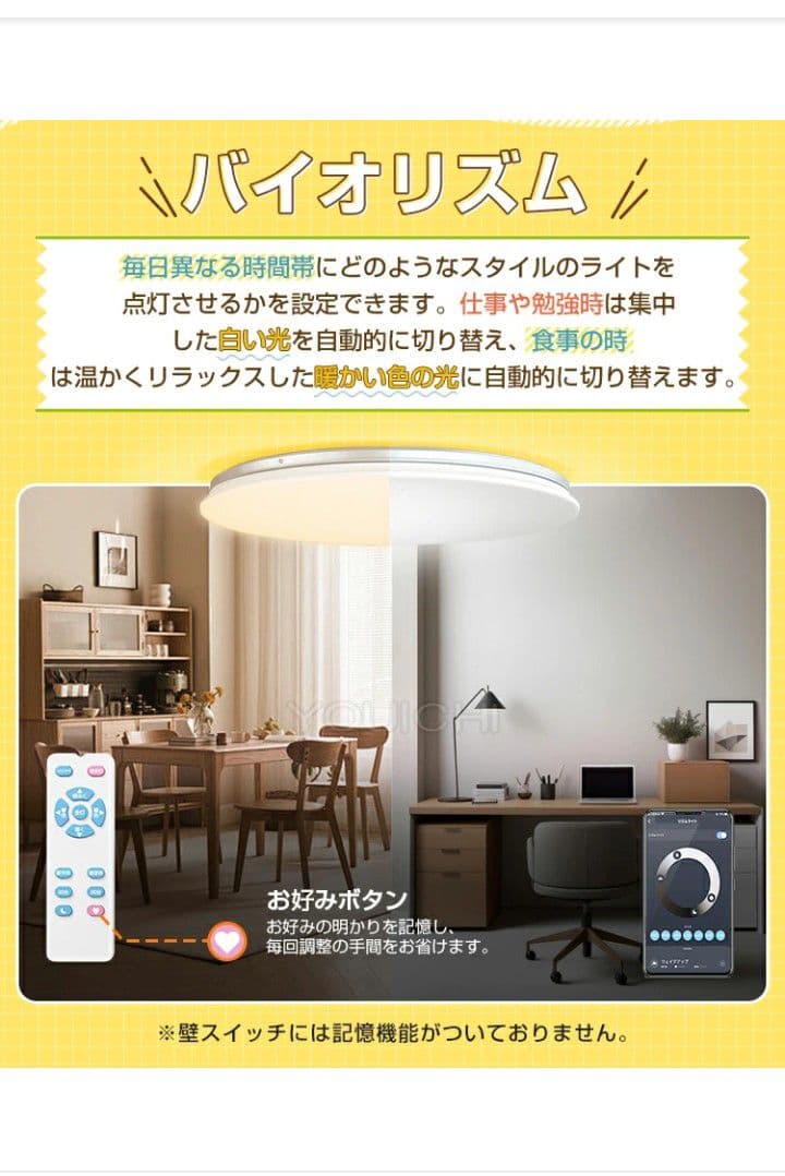 シーリングライト　星空