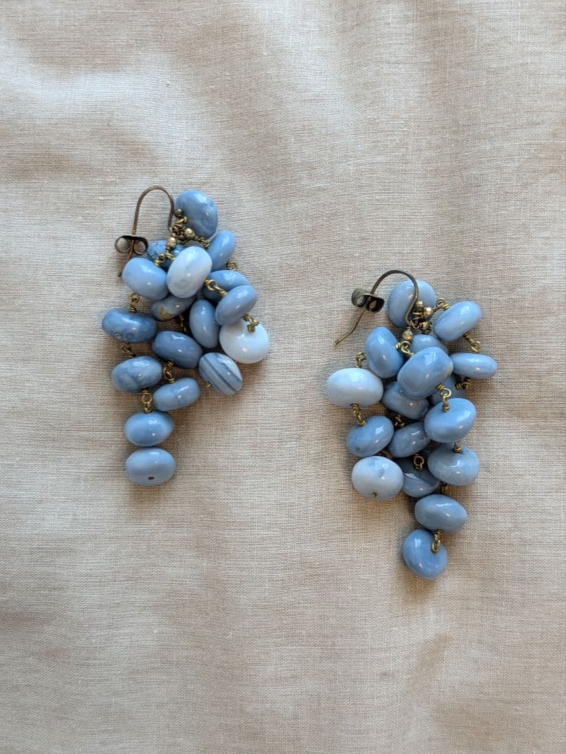 MURDER POLLEN　ブルーオパールピアス