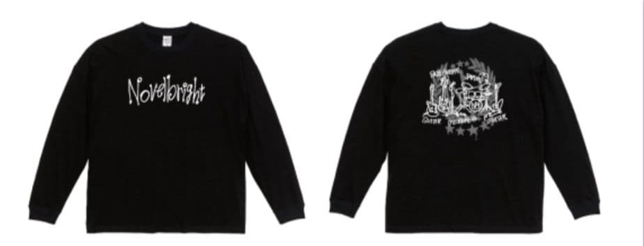 novelbright ガッキ オーバーサイズLS ロンT/ロングTシャツ 黒M - メルカリ