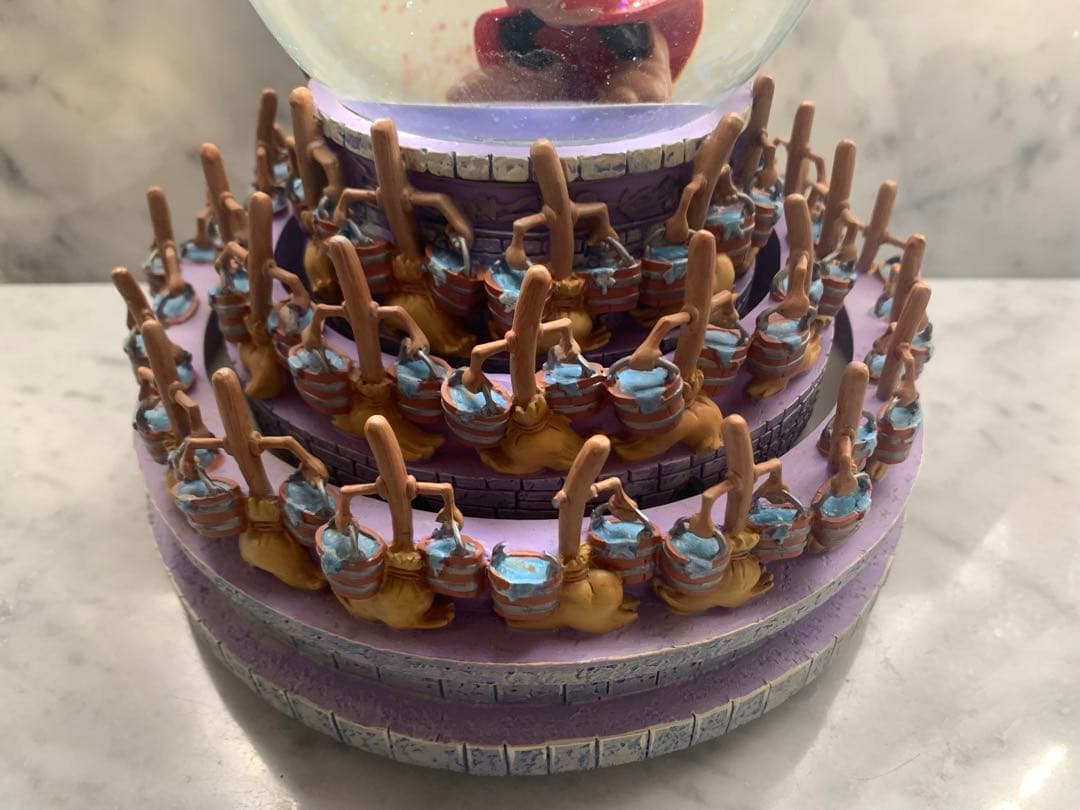 ディズニー　ファンタジア　オルゴール　スノーグローブ スノードーム