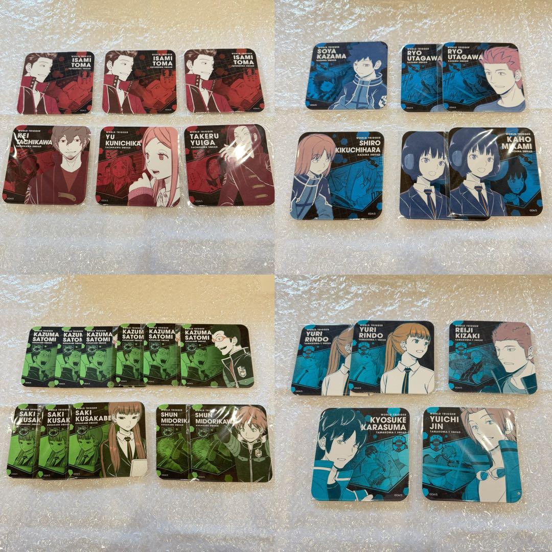 ワールドトリガー アートコースター 第2弾 46枚セット - メルカリ