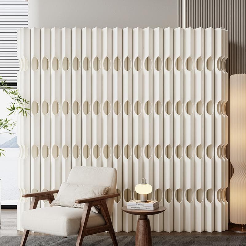 パーテーション間仕切り折り畳み式高さ2ｍ長さ3ｍ-4ｍ組立不要ついたて目隠し