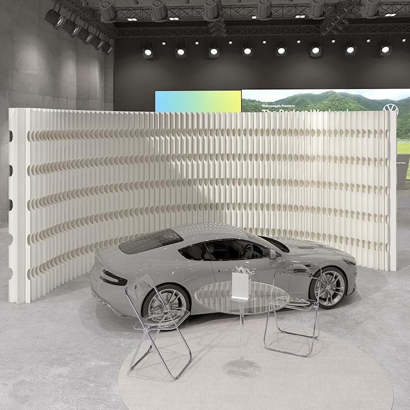 パーテーション間仕切り折り畳み式高さ2ｍ長さ3ｍ-4ｍ組立不要ついたて目隠し