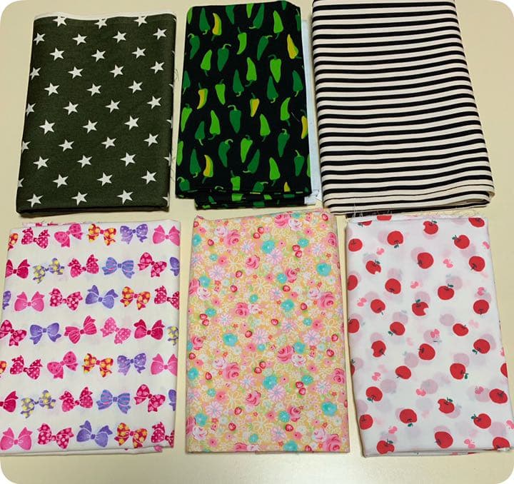 エプロン＆三角巾セット(110〜120cm)☆