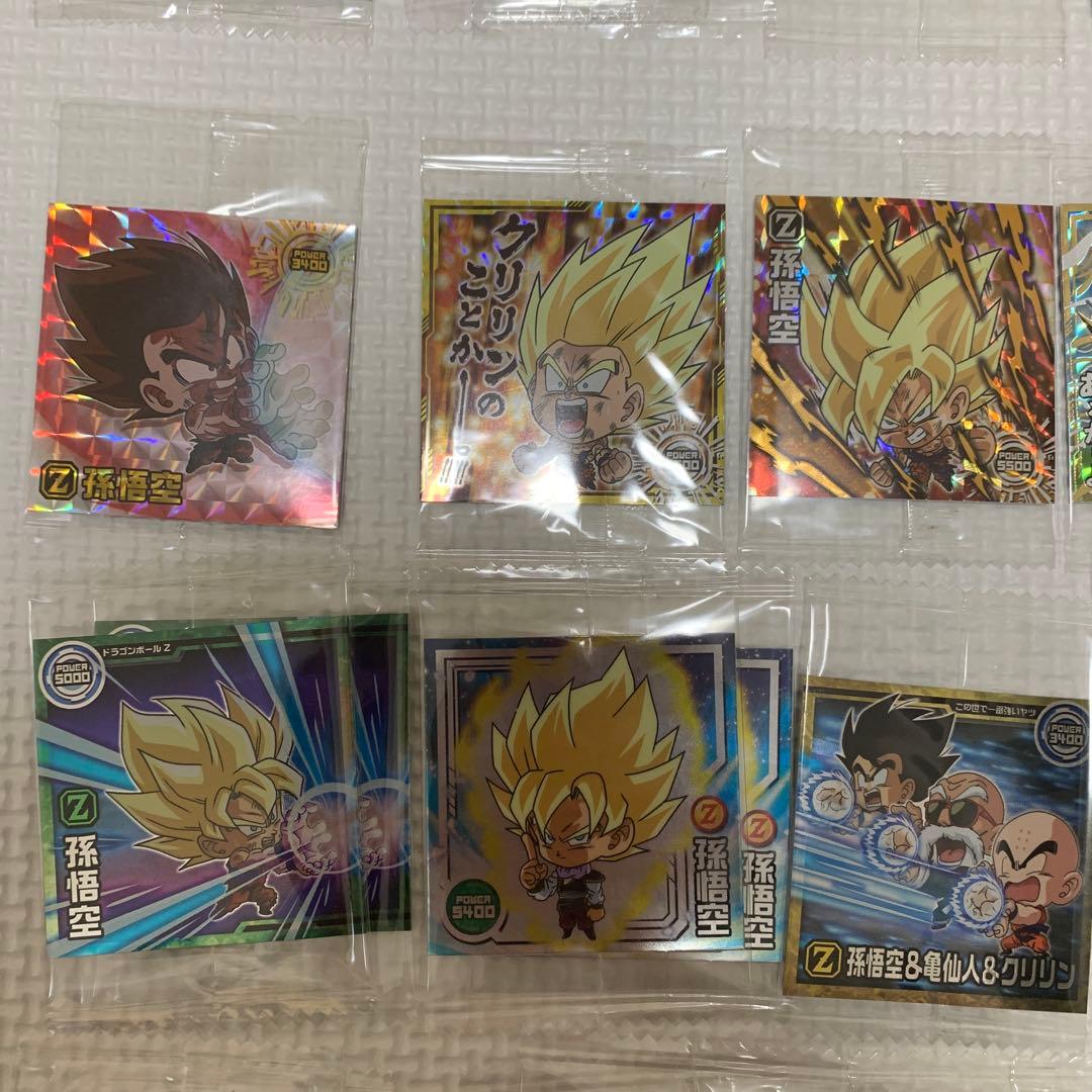 ドラゴンボールウエハースシール　孫悟空セット