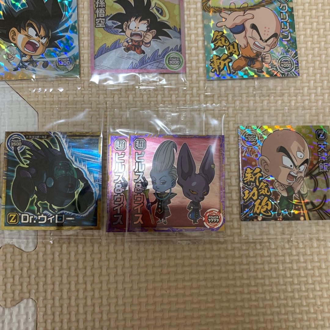 ドラゴンボールウエハースシール　孫悟空セット