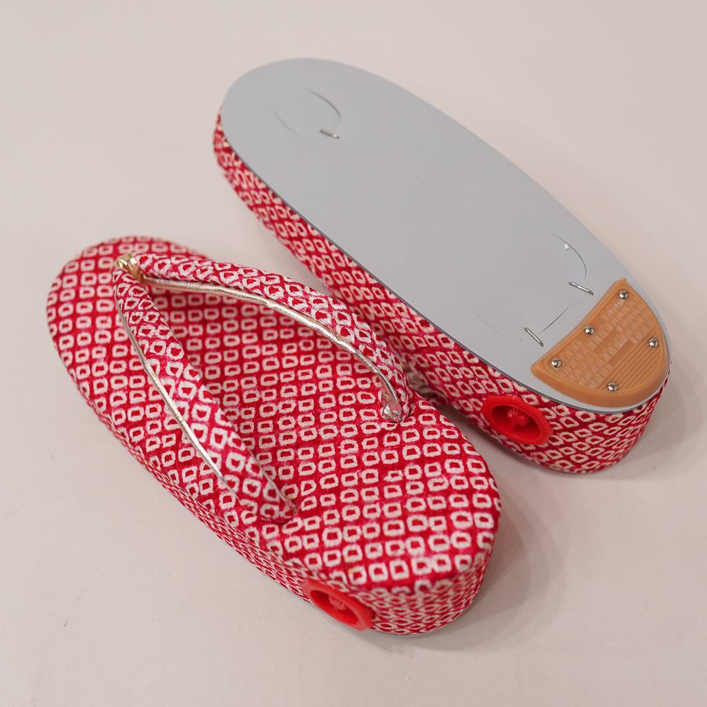 七五三 三歳 女児 正絹 総絞り 被布着物フルセット 赤色 お仕立て無料