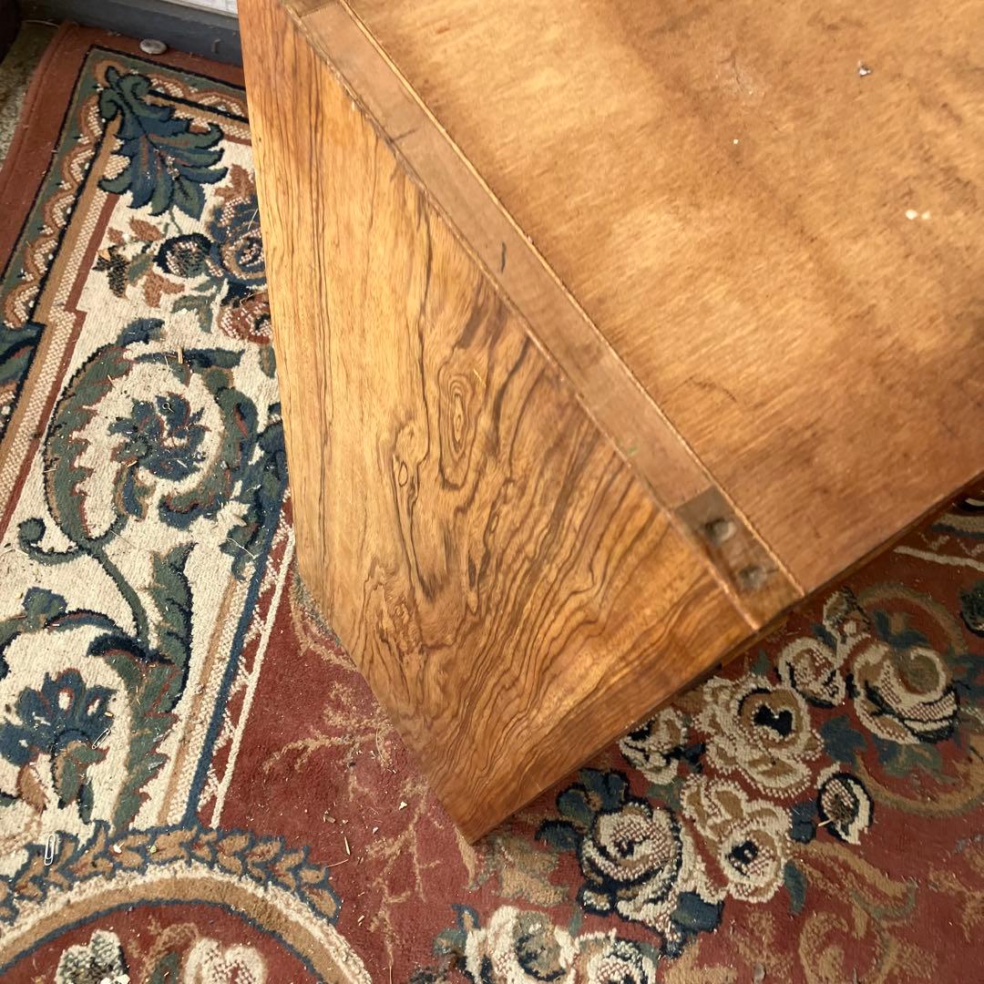 ② 昭和レトロ 古家具 ガラス戸 木製キャビネット 食器棚 飾り棚 サイドボード