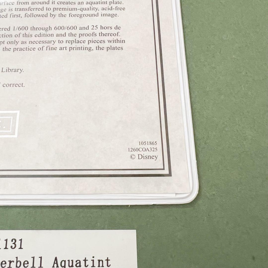 希少】マーク・デイヴィス ティンカーベル 絵画 アクアチント - メルカリ