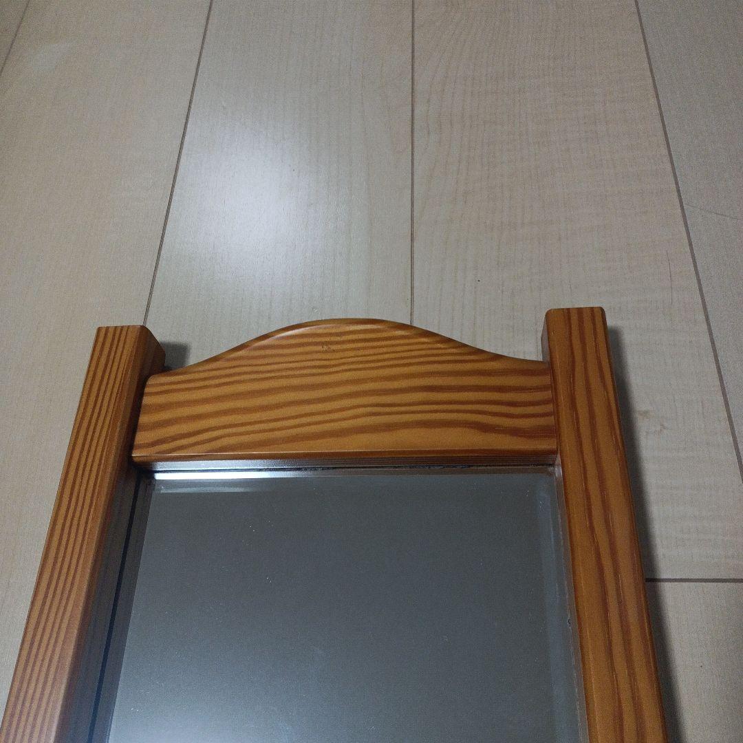 希少　山之内製薬（現・アステラス製薬）ノベルティ　木製　ウォールミラー