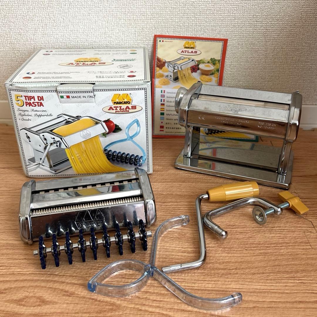 【未使用新品】MARCATO 家庭用パスタマシーン 5種類パスタ【箱ダメージ有】