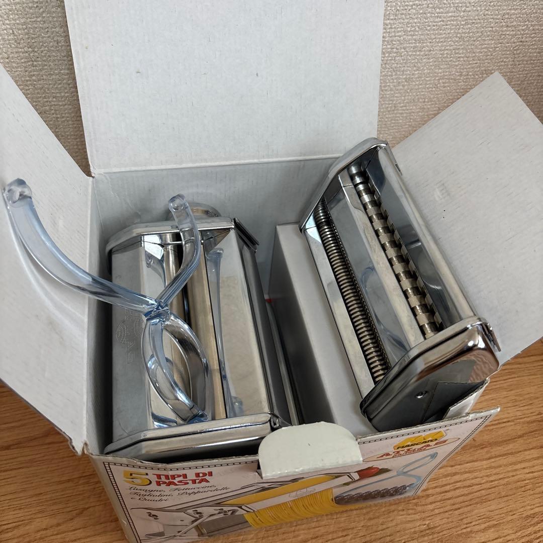 【未使用新品】MARCATO 家庭用パスタマシーン 5種類パスタ【箱ダメージ有】