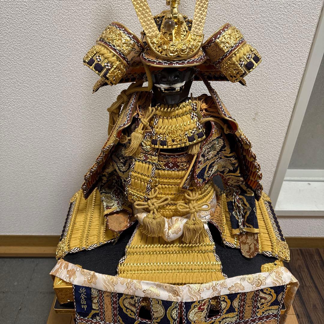 五月人形 15号 平安道斎 大鎧 金メッキ