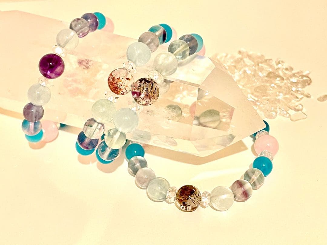 ヤマサン　パワーストーン　星ひとみ　ブレスレット　数珠　StarEyes