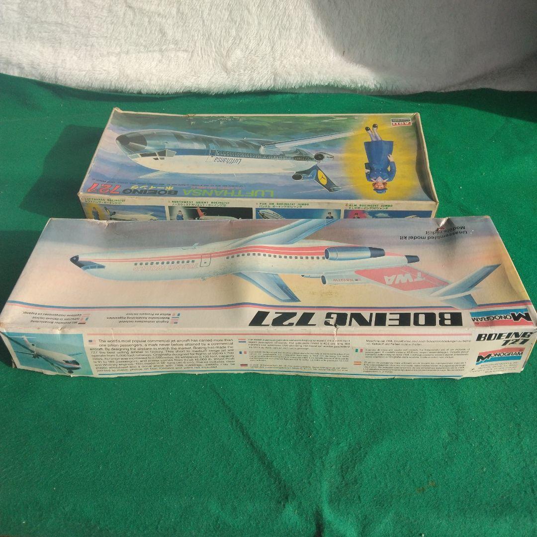 ボーイング727 1/98TWA,1/120 ルフトハンザ モノグラム未開封 - メルカリ