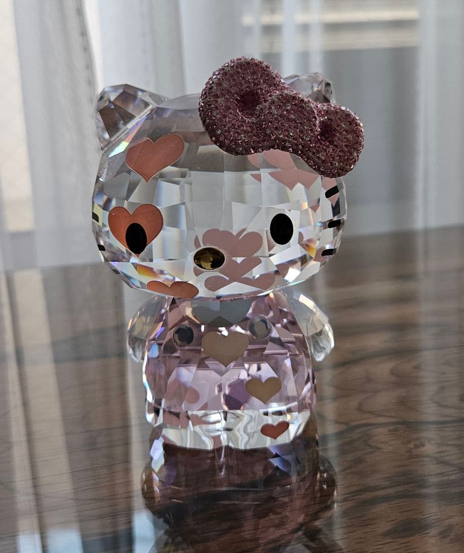 【美品箱付き】10.7センチSwarovski ハローキティ限定品