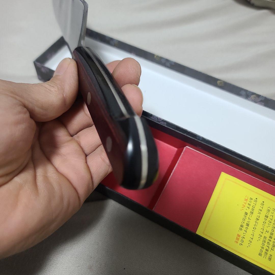 三徳　包丁　梨地　銀三鋼