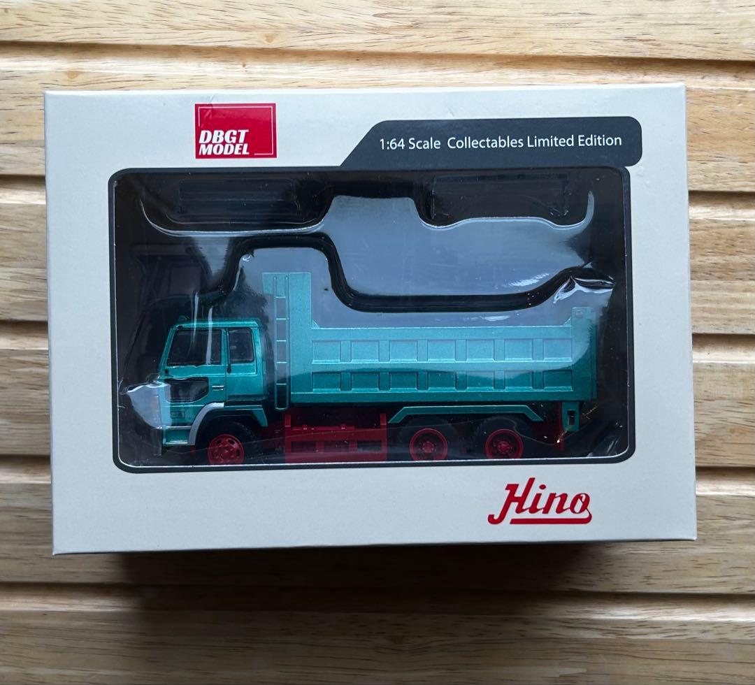 DBGT 1/64 日野 スーパードルフィン ダンプ トラック グリーン 緑