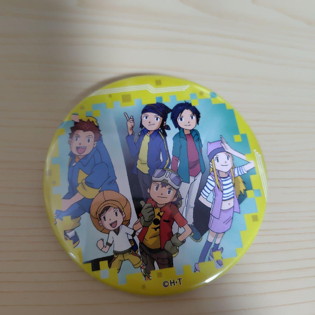 デジモンフロンティア 缶バッジ 集合 拓也 輝二 輝一 友樹 泉 純平
