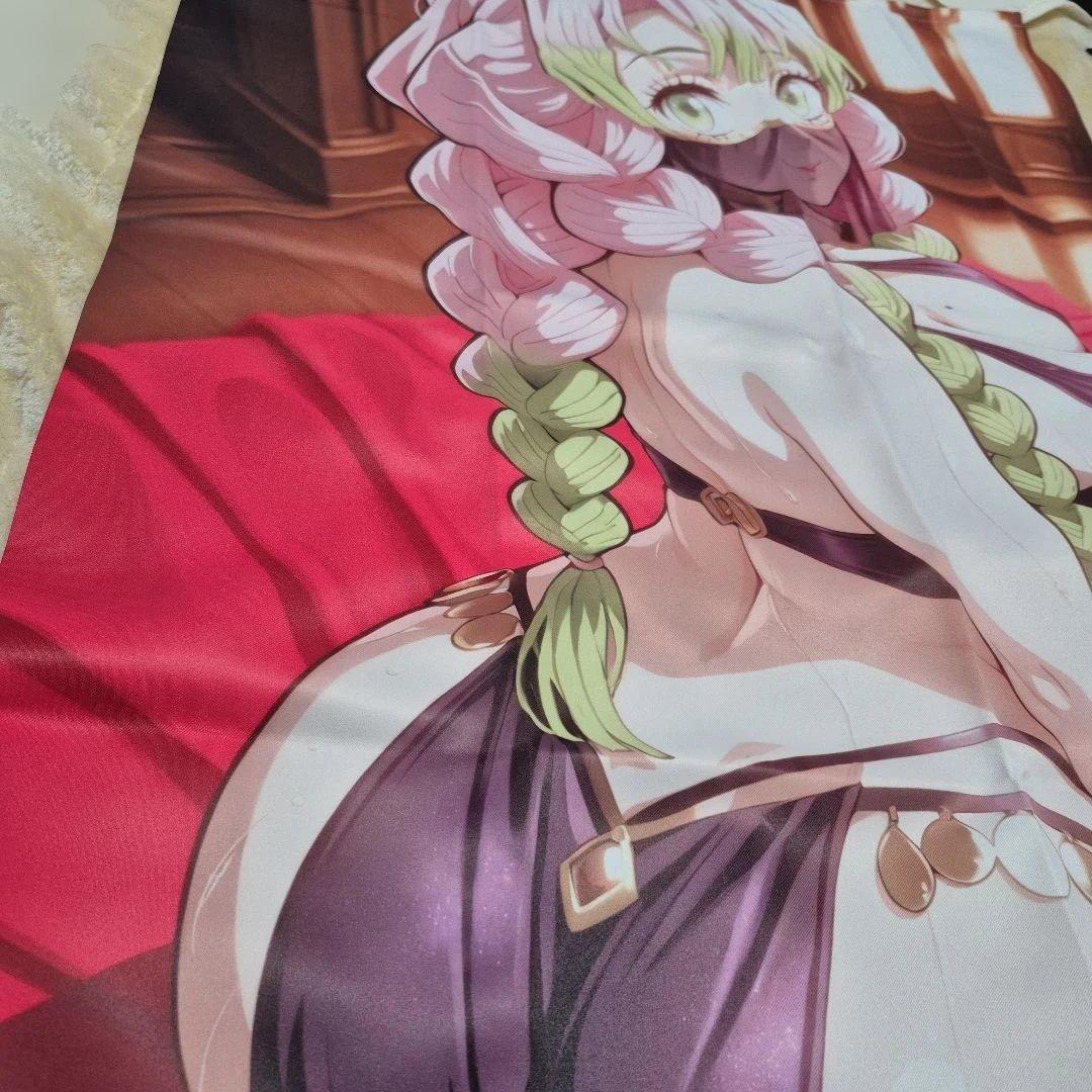 甘露寺蜜璃ドでかB1タペストリー ピンク緑