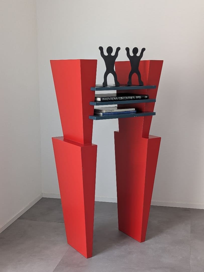 ポストモダン メンフィス シェルフ 花台 ディスプレイ台 ヴィンテージ