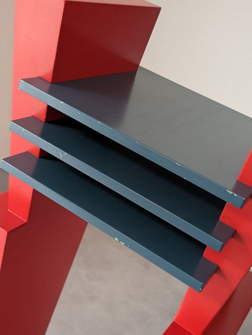 ポストモダン メンフィス シェルフ 花台 ディスプレイ台 ヴィンテージ