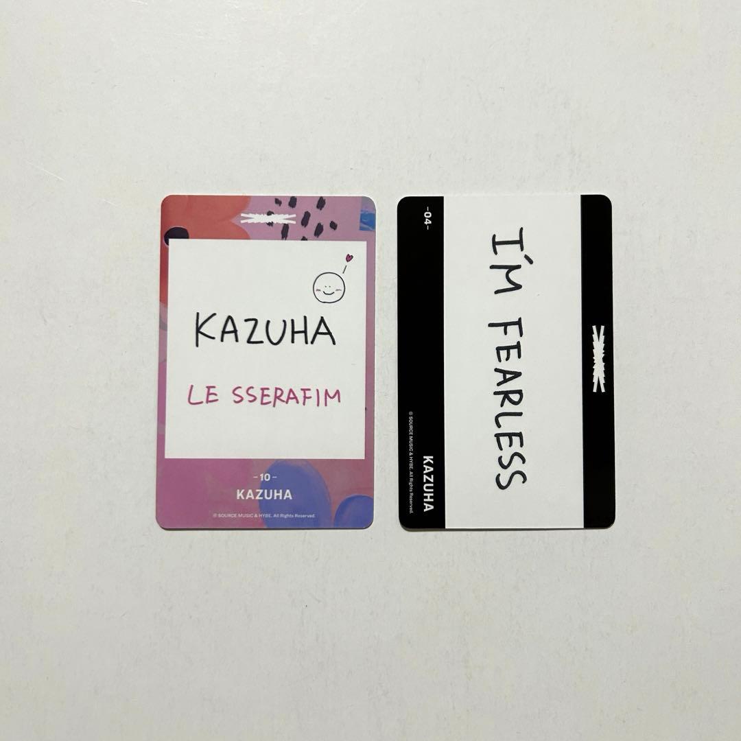 LE SSERAFIM ルセラ 一葉 カズハ FEARLESSトレカ 04 10 - メルカリ