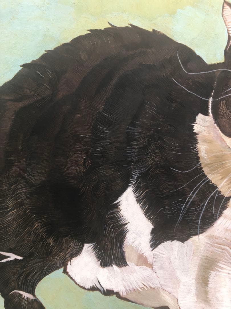 原画「ハッチ」《＋猫イラスト３枚無料プレゼント》