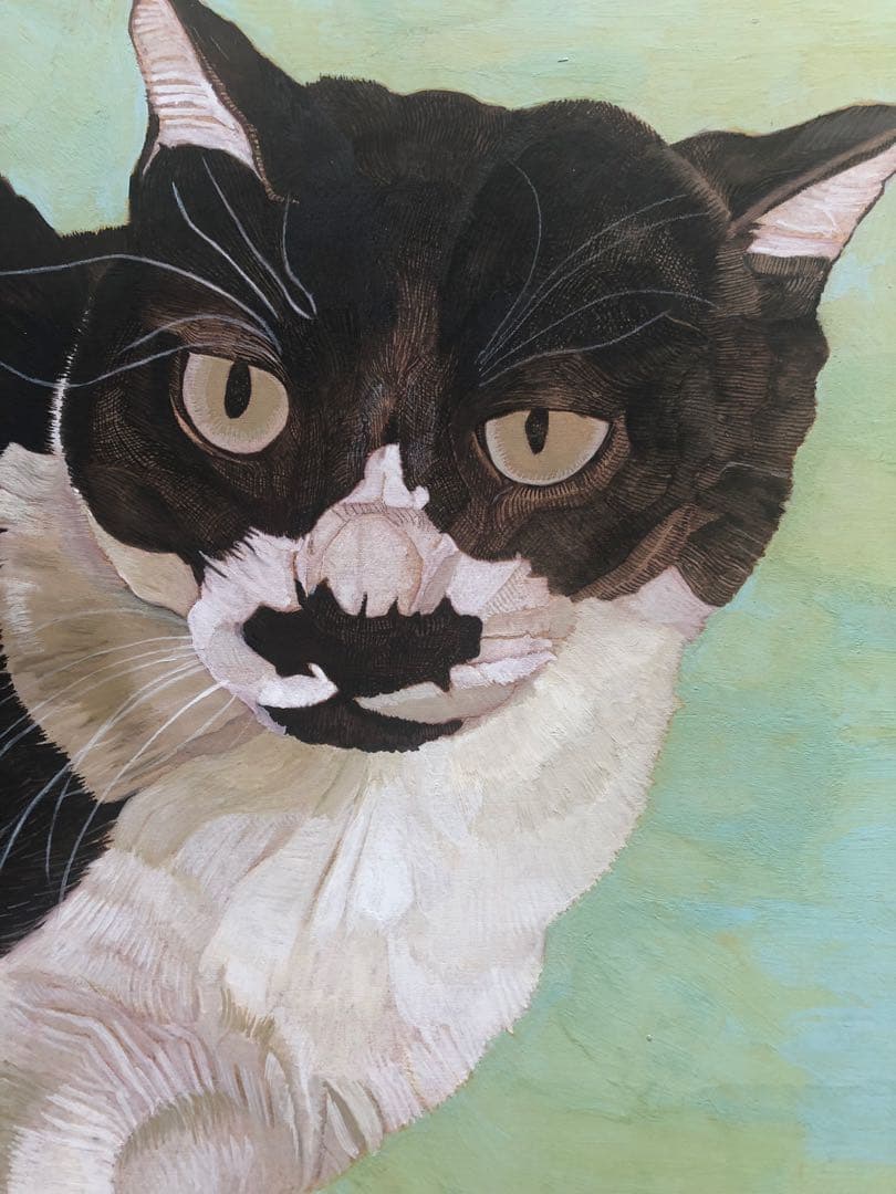 原画「ハッチ」《＋猫イラスト３枚無料プレゼント》