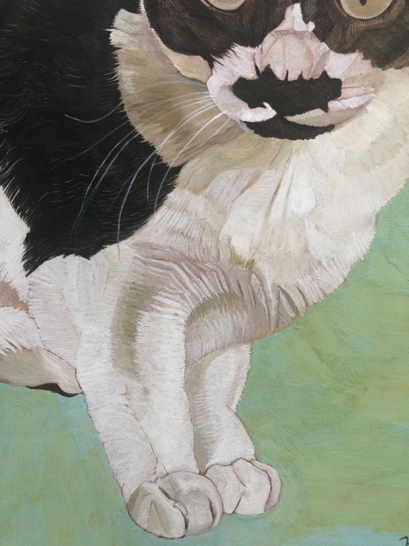 原画「ハッチ」《＋猫イラスト３枚無料プレゼント》