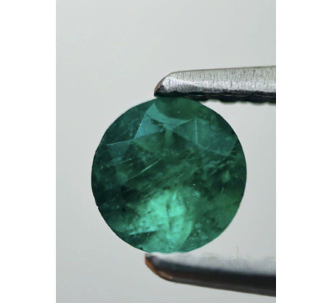 『4.6mm』天然エメラルド0.369ct 指輪　11号