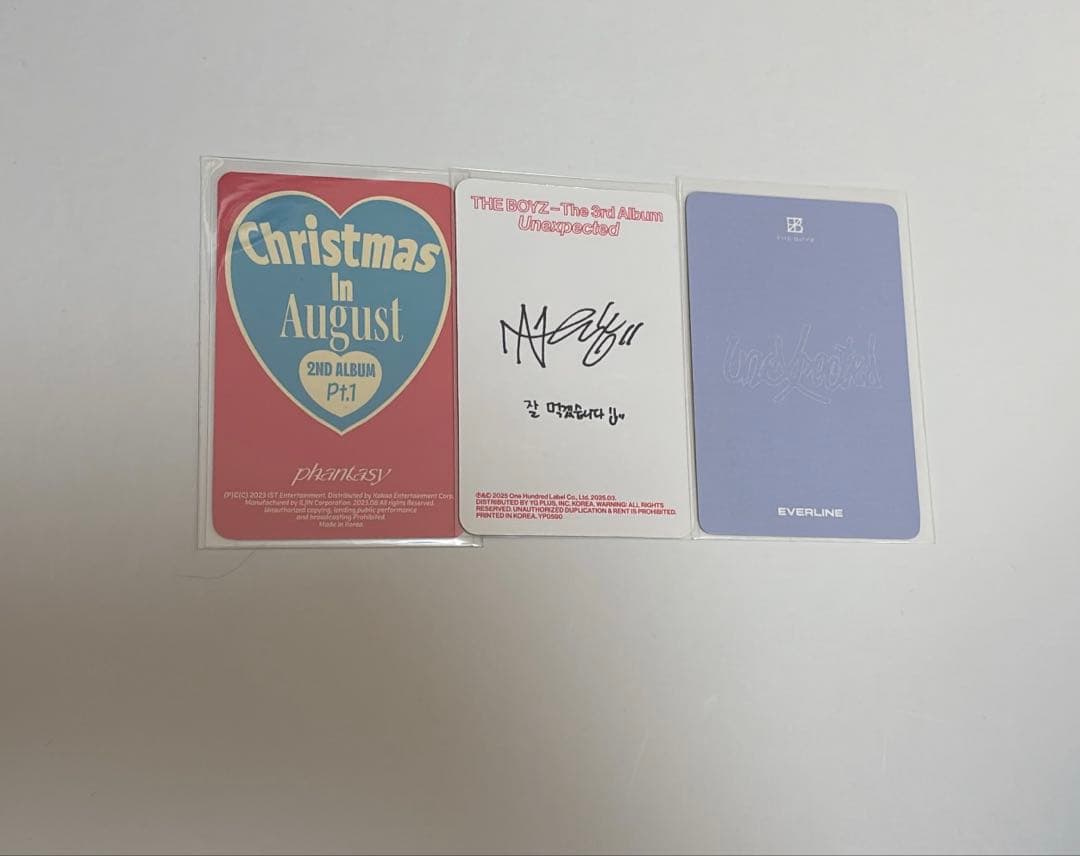 THE BOYZ ニュー トレカ 3枚セット - メルカリ